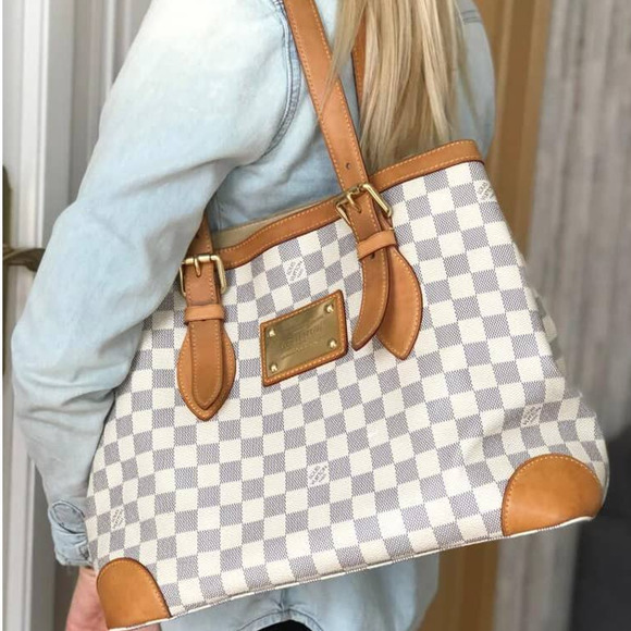 vuitton damier azur hampstead